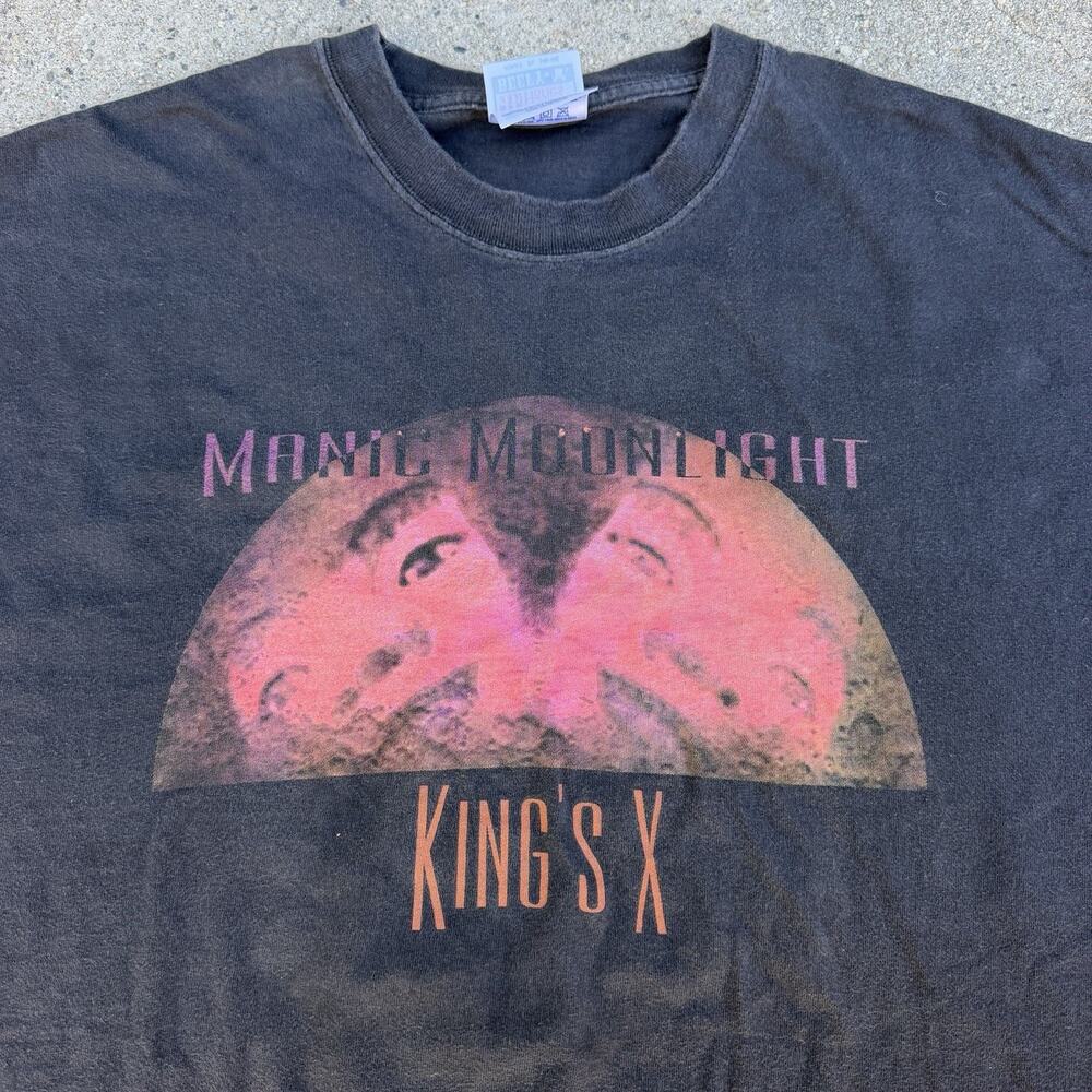 Vintage 2001 King’s X Manic Moonlight Album Promo Tee T-Shirt XL